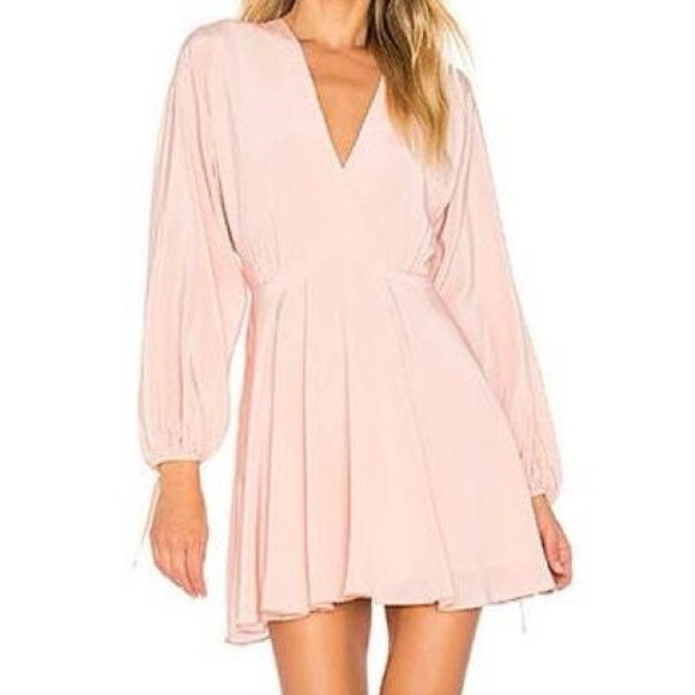 Amanda Uprichard Crystal Dress in Dusty Rose XS
